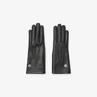 Leather Gloves in Black - Women | Burberry® Official