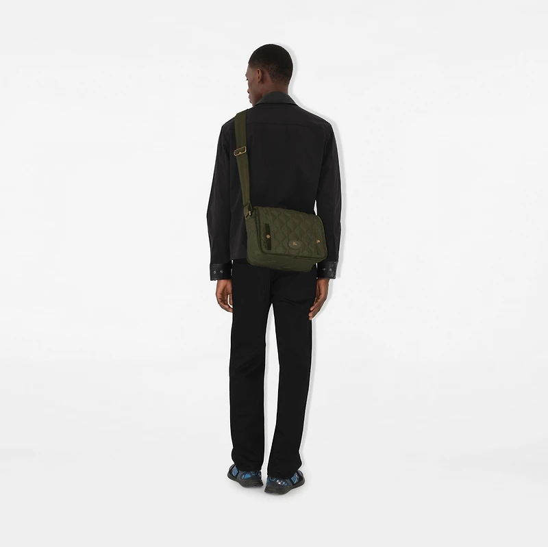 Clifton Messenger Bag​ in Shale - Men, Nylon | Burberry® Official