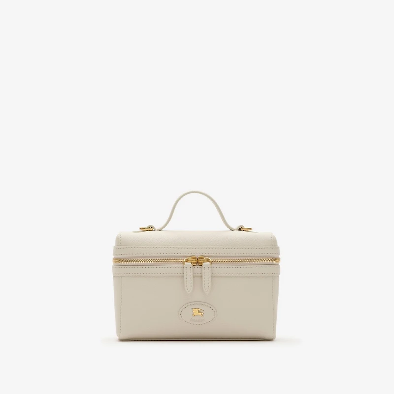 Bloomsbury Vanity Bag in Soap beige/light beige - Women, Leather | Burberry® Official