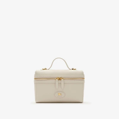 Bloomsbury Vanity Bag in Soap beige/light beige - Women, Leather | Burberry® Official