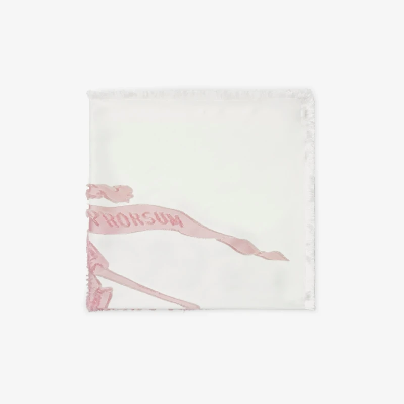 EKD Silk Blend Scarf in Cameo | Burberry® Official