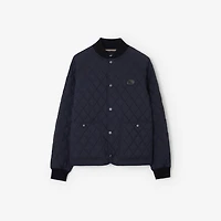 Quilted Nylon Jacket in Navy - Men | Burberry® Official