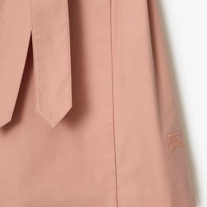 Stretch Cotton Trench Dress in Slipper | Burberry® Official