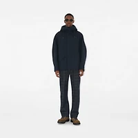 Short Bonded Gabardine Parka in Navy - Men | Burberry® Official