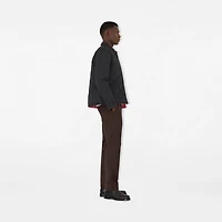 Reversible Quilted Nylon Overshirt in Black - Men | Burberry® Official