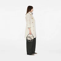 Mid-length Gabardine Kensington Trench Coat in Cotton - Women, Cotton Gabardine | Burberry® Official
