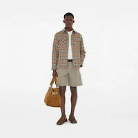 Leather Decker Boat Shoes in Pinecone - Men | Burberry® Official