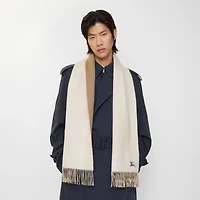 Reversible Cashmere Scarf in Vole/smoke | Burberry® Official