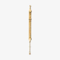 Engraved Check Bracelet in Gold - Women | Burberry® Official