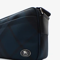 Slim Grid Crossbody Bag​ in Navy - Men | Burberry® Official