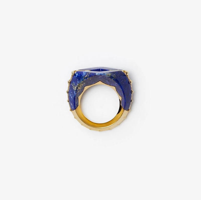 Lapis Hollow Ring in Gold - Women | Burberry® Official