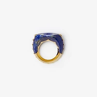 Lapis Hollow Ring in Gold - Women | Burberry® Official