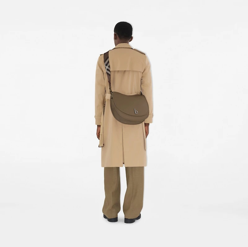 Large Rocking Horse Satchel in Brush - Men | Burberry® Official