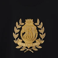 B Crest Cotton T-shirt in Black - Women | Burberry® Official