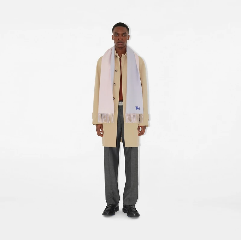 Reversible Cashmere Scarf in Mist/sugar | Burberry® Official