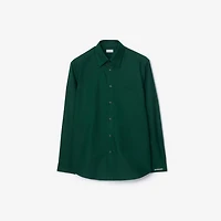 Cotton Oxford Shirt in Dark racing green - Men | Burberry® Official