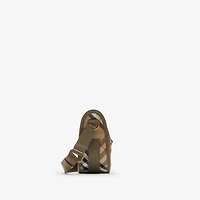 Mini B Clip Messenger Bag in Sand beige - Women | Burberry® Official