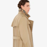 Long Kensington Heritage Trench Coat in Honey - Men, Cotton Gabardine | Burberry® Official