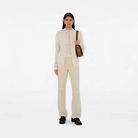 Wool Cardigan in Nutmeg - Women | Burberry® Official