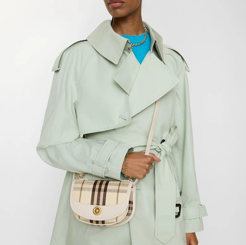 Mini Highlands Bag​ in Light beige - Women | Burberry® Official