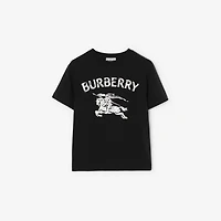 EKD Stretch Cotton T-shirt in Black | Burberry® Official