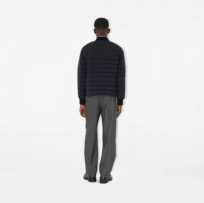 Nylon Puffer Jacket in Navy - Men | Burberry® Official