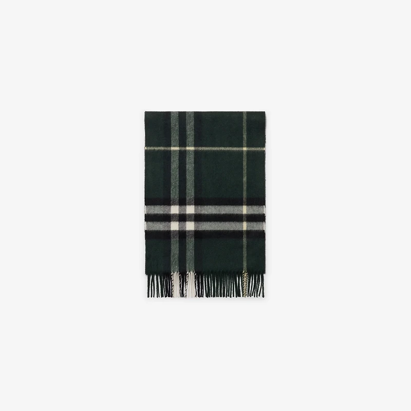 Check Cashmere Scarf in Anchor | Burberry® Official