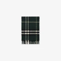 Check Cashmere Scarf in Anchor | Burberry® Official