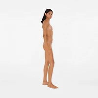 Check Bikini Briefs in Teacup - Women, Nylon | Burberry® Official