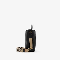 Mini B Clip Bucket Bag​ in Black - Women, Leather | Burberry® Official