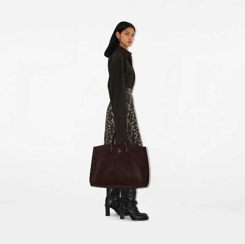 Large Rocking Horse Tote​ in Dark brown - Women | Burberry® Official