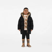 Nylon Puffer Coat in Black | Burberry® Official