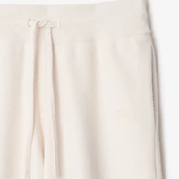 Cashmere Blend Jogging Pants in Chalk - Women | Burberry® Official