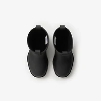 Rubber Marsh Stamp Low Boots​ in Black - Women | Burberry® Official