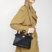 Mini Cotswolds Tote in Black - Women | Burberry® Official