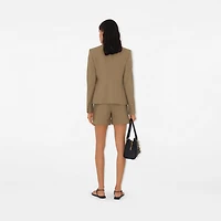 Wool Tailored Jacket in Puddle - Women | Burberry® Official