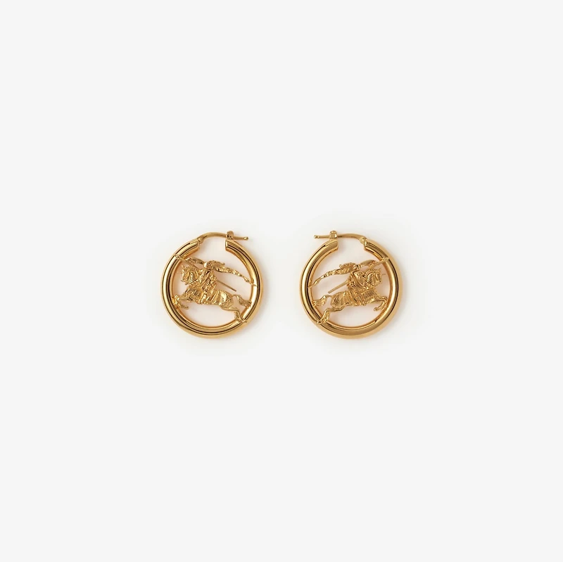 EKD Hoop Earrings in Gold - Women | Burberry® Official