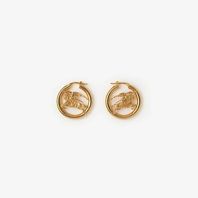 EKD Hoop Earrings in Gold - Women | Burberry® Official