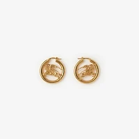 EKD Hoop Earrings in Gold - Women | Burberry® Official