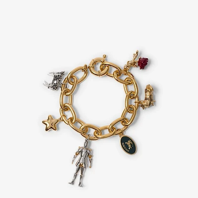 Charm Bracelet in Gold/multicolour - Women | Burberry® Official