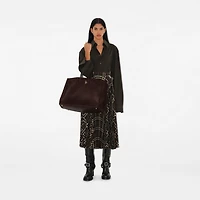 Large Rocking Horse Tote​ in Dark brown - Women | Burberry® Official