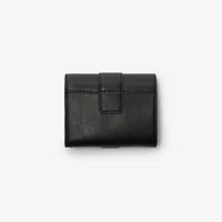 Rider Compact Wallet in Black - Women, Leather | Burberry® Official