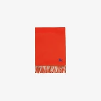 Reversible Cashmere Scarf in Tomato/squash | Burberry® Official