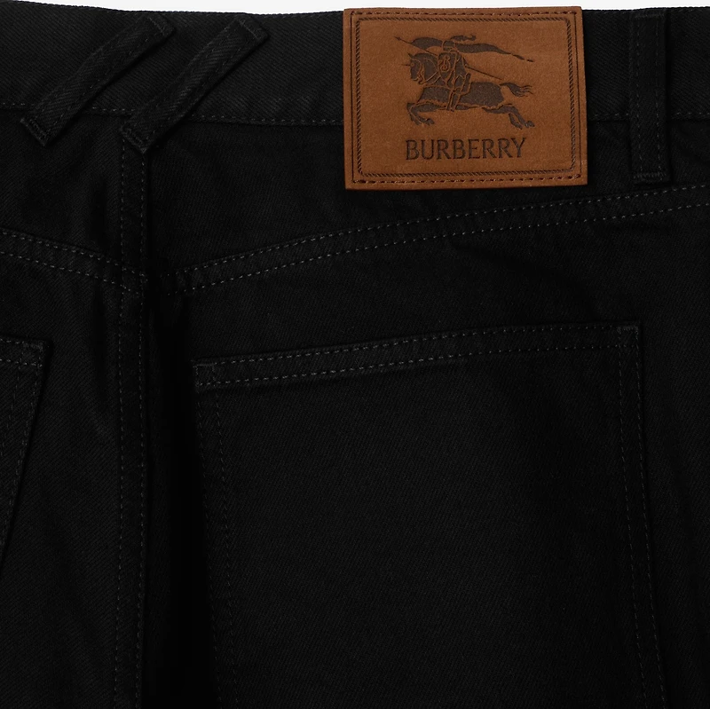 Slim Jeans in Black - Men, Cotton | Burberry® Official