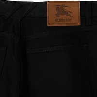 Slim Jeans in Black - Men, Cotton | Burberry® Official