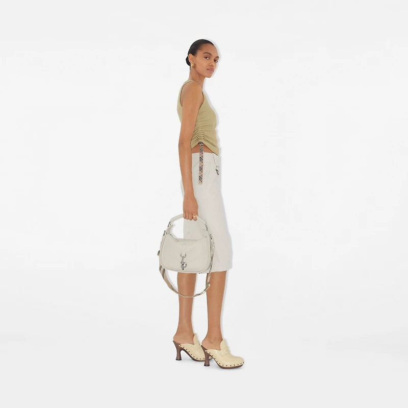 Festival Cotton Blend Tank Top in Hemlock - Women | Burberry® Official