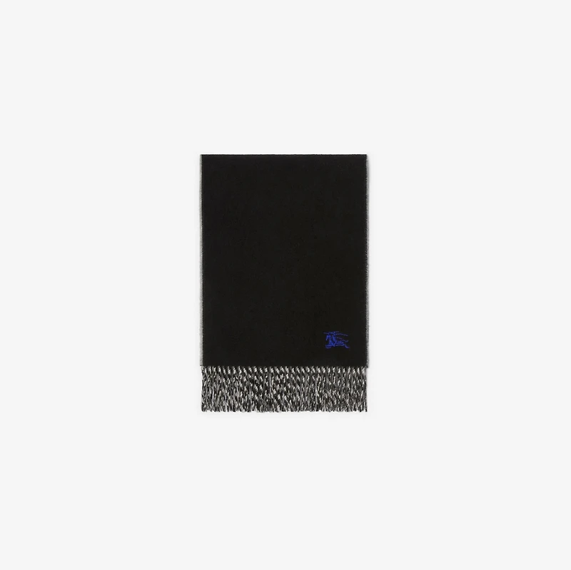 Reversible Cashmere Scarf in Black/mitten | Burberry® Official