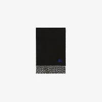 Reversible Cashmere Scarf in Black/mitten | Burberry® Official