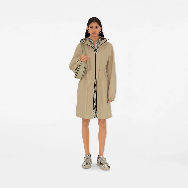Bonded Nylon Parka in Beige - Women | Burberry® Official