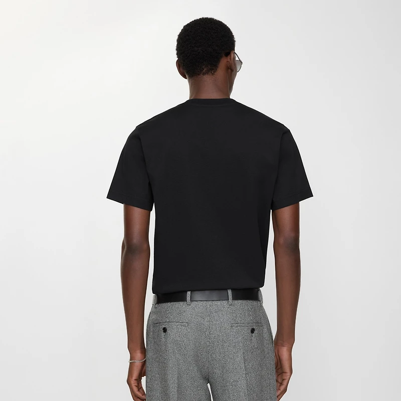 Metal EKD Cotton T-shirt in Black - Men | Burberry® Official